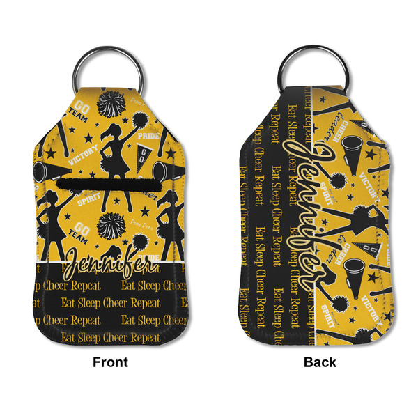 Cheer Sanitizer Holder Keychain - Small APPROVAL (Flat)