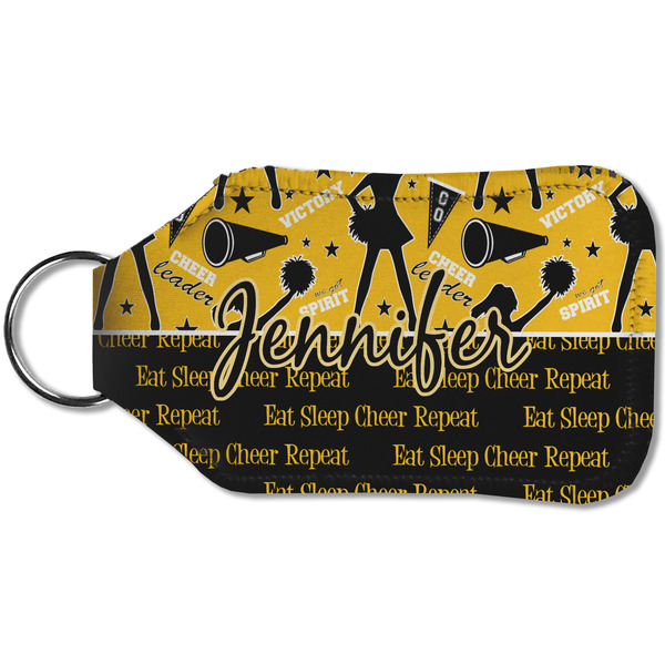 Cheer Sanitizer Holder Keychain - Small (Back)