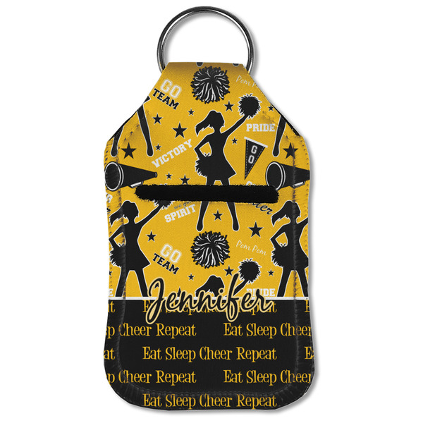 Cheer Sanitizer Holder Keychain - Small (Front Flat)