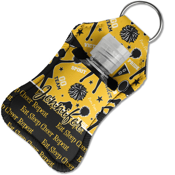 Cheer Sanitizer Holder Keychain - Small in Case
