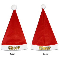 Cheer Santa Hat - Front & Back (Personalized)