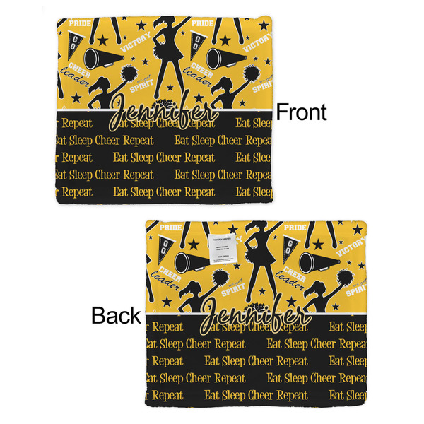Cheer Security Blanket - Front & Back View