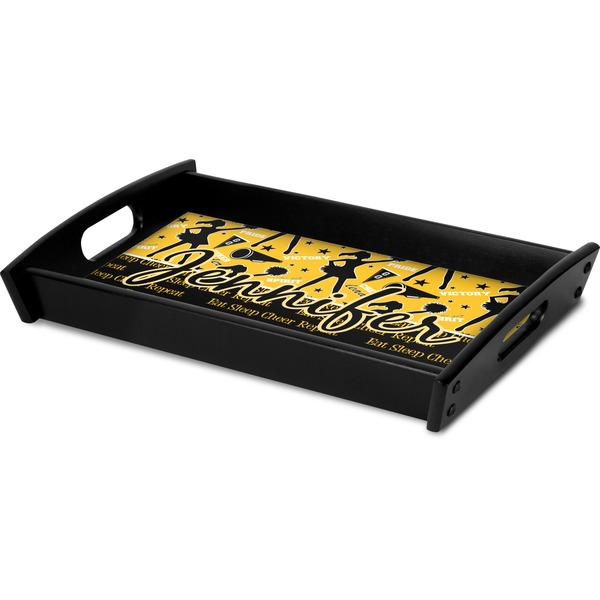 Cheer Serving Tray Black - Corner