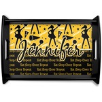 Cheer Black Wooden Tray - Small (Personalized)