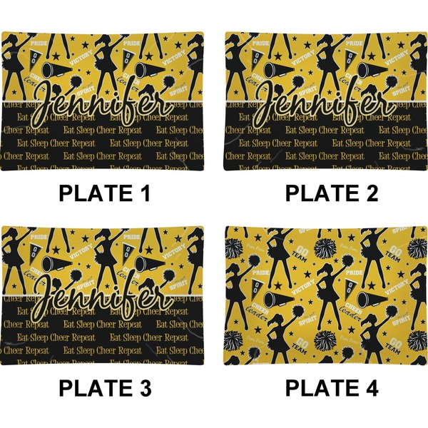 Cheer Set of Rectangular Appetizer / Dessert Plates (Approval)