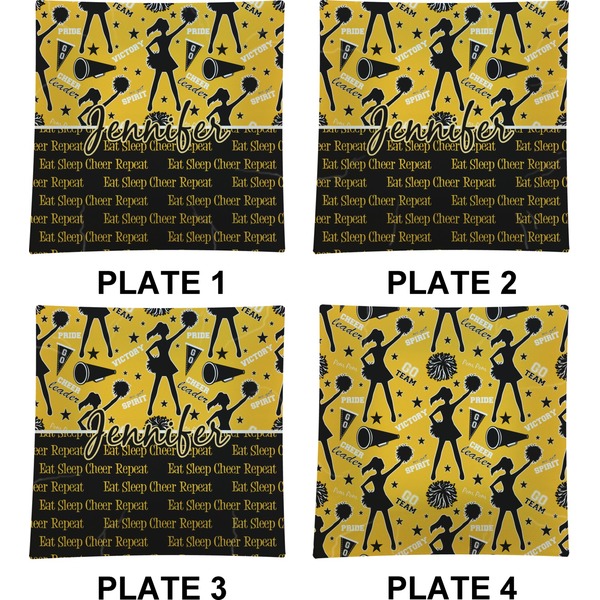 Cheer Set of Square Dinner Plates (Approval)