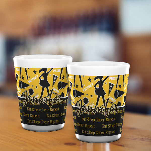 Cheer Shot Glass - White - LIFESTYLE