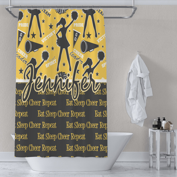 Cheer Shower Curtain Lifestyle
