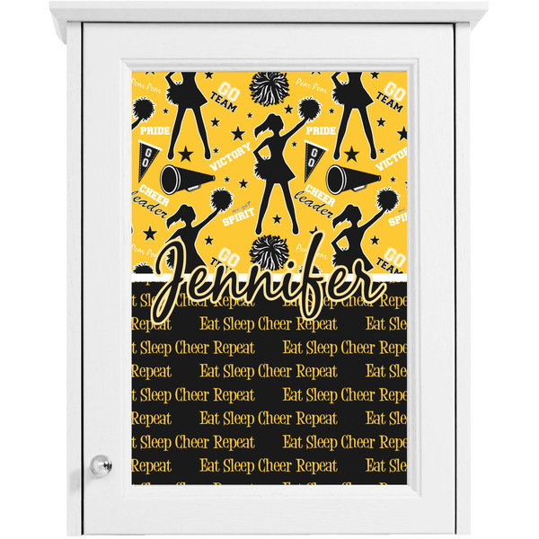 Cheer Single White Cabinet Decal