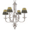 Cheer Small Chandelier Shade - LIFESTYLE (on chandelier)
