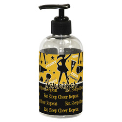 Cheer Plastic Soap / Lotion Dispenser (8 oz - Small - Black) (Personalized)