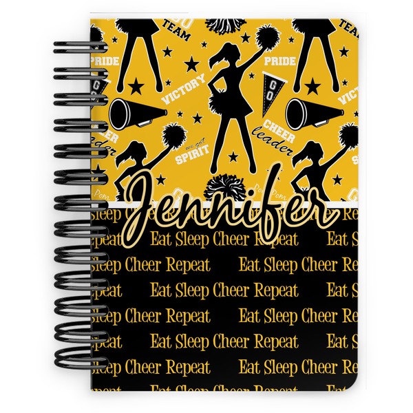 Custom Cheer Spiral Notebook - 5x7 w/ Name or Text