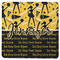 Cheer Square Rubber Backed Coaster (Personalized)