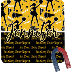 Cheer Square Fridge Magnet (Personalized)