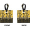 Cheer Square Luggage Tag (Front + Back)