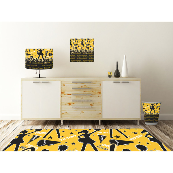 Cheer Square Wall Decal Wooden Desk