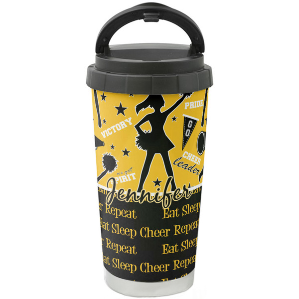 Custom Cheer Stainless Steel Coffee Tumbler (Personalized)