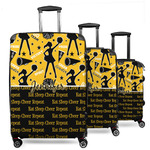 Cheer 3 Piece Luggage Set - 20" Carry On, 24" Medium Checked, 28" Large Checked (Personalized)