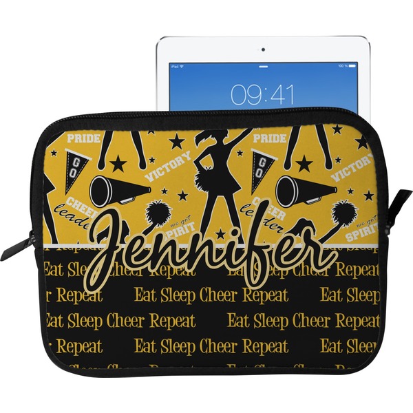 Custom Cheer Tablet Case / Sleeve - Large (Personalized)