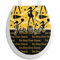 Cheer Toilet Seat Decal (Personalized)