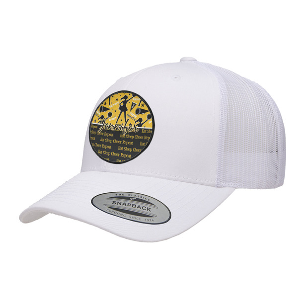 Custom Cheer Trucker Hat - White (Personalized)