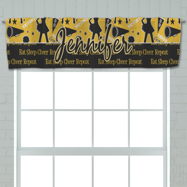 Cheer Valance - Closeup on window