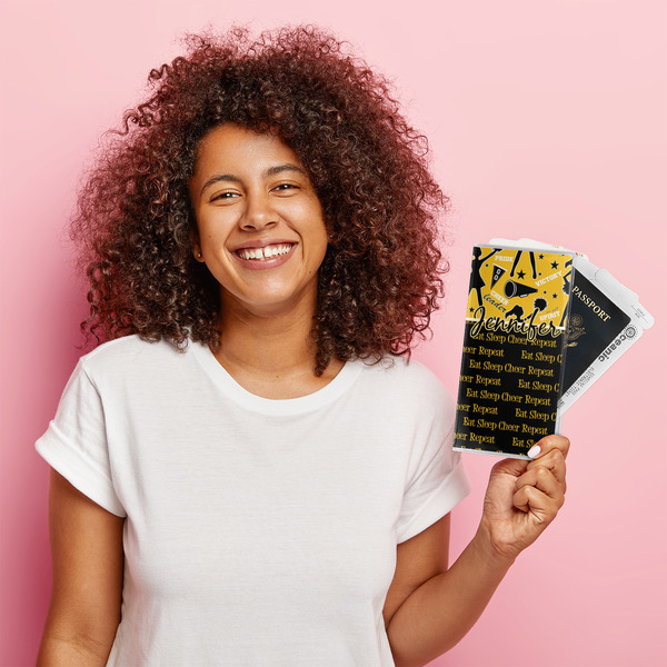 Cheer Vinyl Document Holder - LIFESTYLE