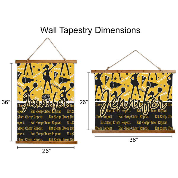 Cheer Wall Hanging Tapestries - Parent/Sizing