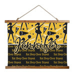 Cheer Wall Hanging Tapestry - Wide (Personalized)