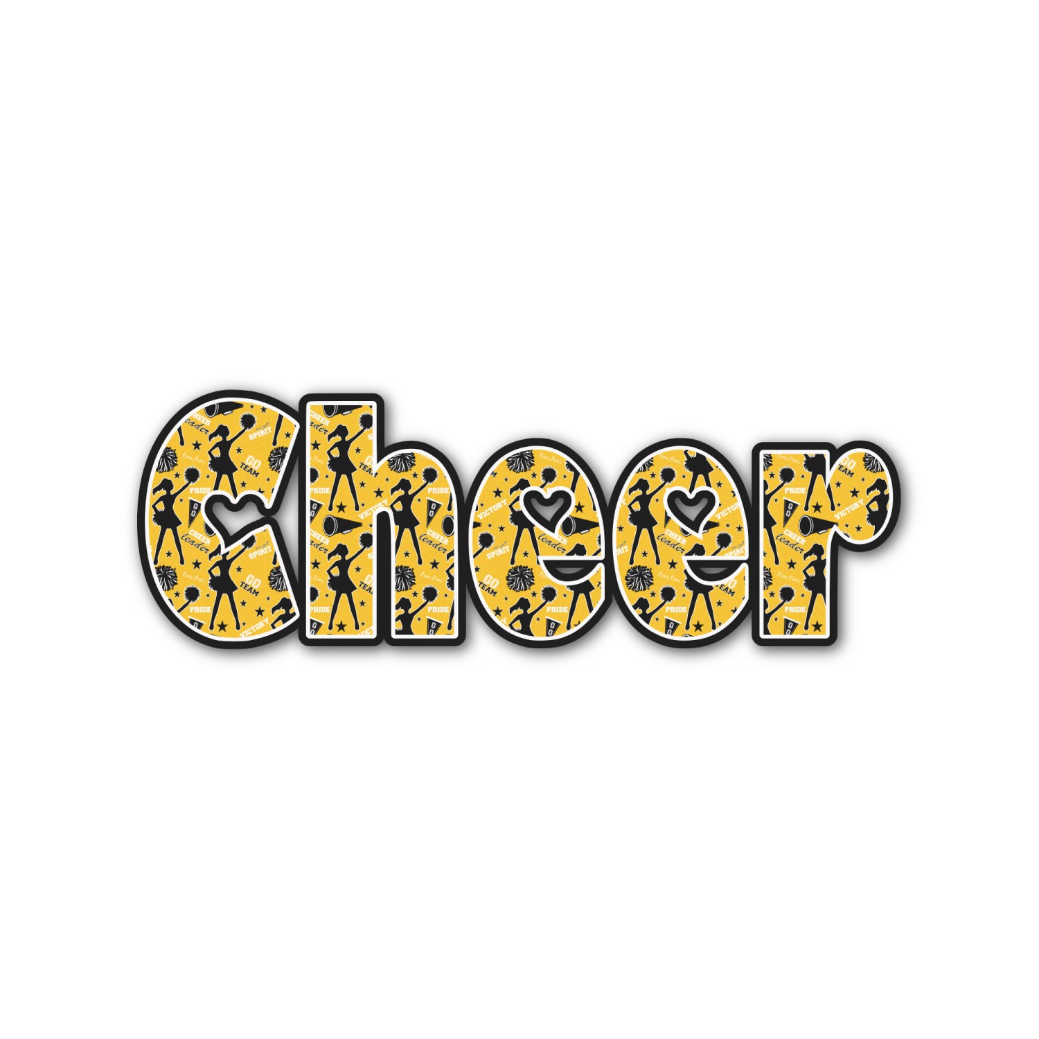 Personalized Cheerleading Stickers