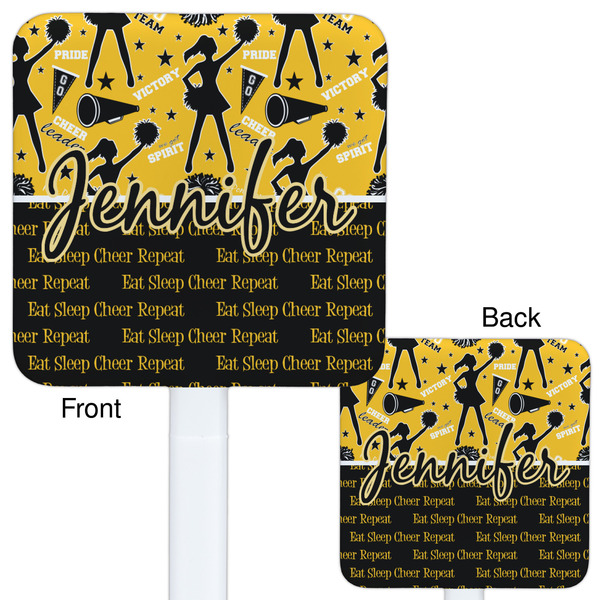 Cheer White Plastic Stir Stick - Double Sided - Approval