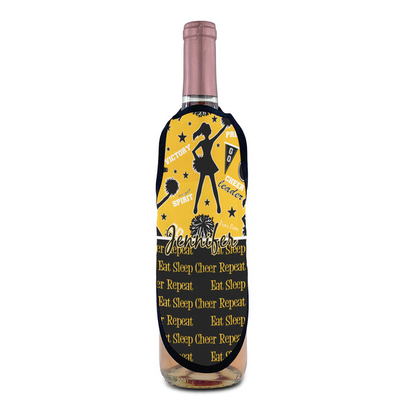 Cheer Wine Bottle Apron - IN CONTEXT