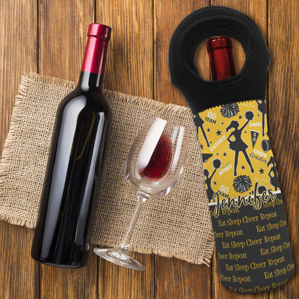 Cheer Wine Tote Bag - FLATLAY