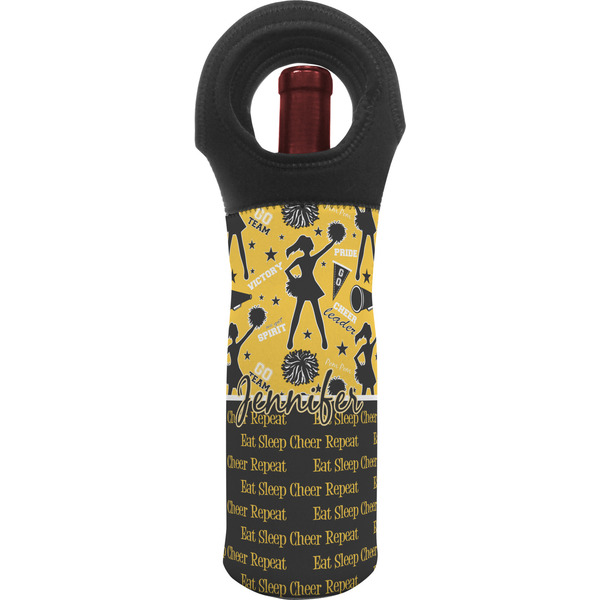 Custom Cheer Wine Tote Bag (Personalized)