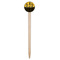Cheer Wooden 6" Food Pick - Round - Single Pick