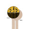 Cheer Wooden 6" Stir Stick - Round - Single Sided - Front & Back