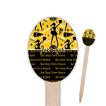 Cheer Oval Wooden Food Picks (Personalized)