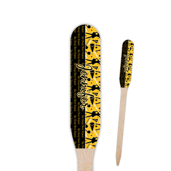 Custom Cheer Paddle Wooden Food Picks (Personalized)