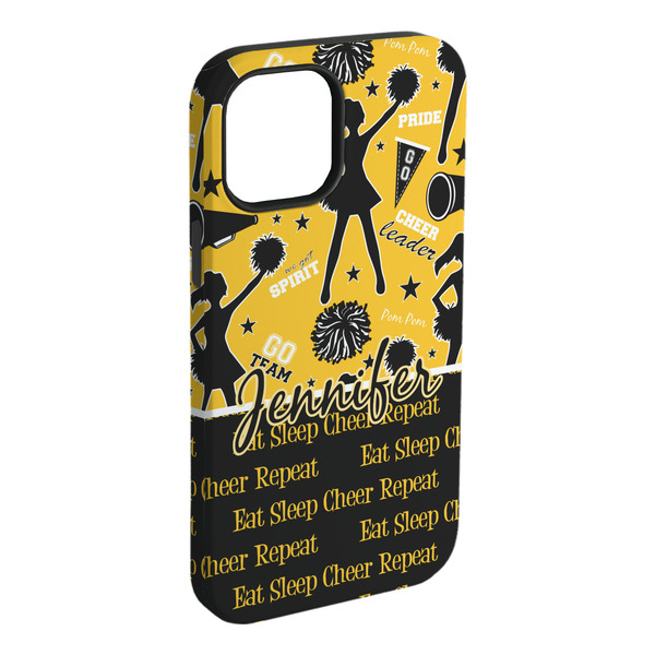 Custom Cheer iPhone Case - Rubber Lined - iPhone 15 Plus (Personalized)
