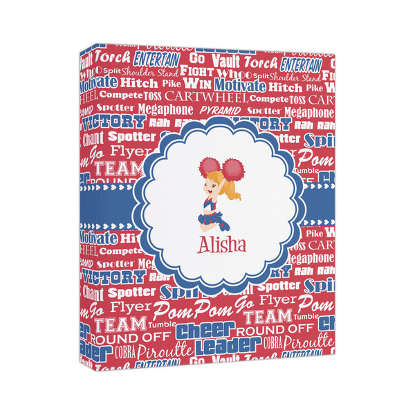 Custom Cheerleader Canvas Print - 11x14 (Personalized)