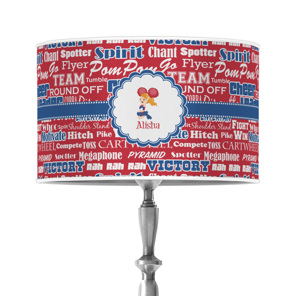 Custom Cheerleader 12" Drum Lamp Shade - Poly-film (Personalized)