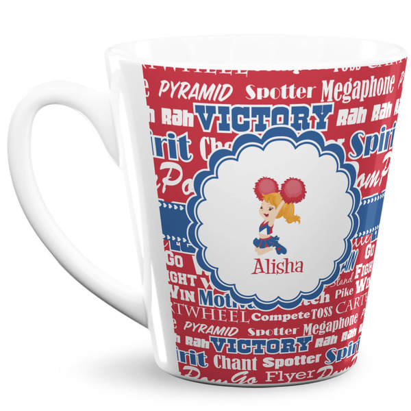 Custom Cheerleader 12 Oz Latte Mug (Personalized)