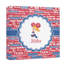 Cheerleader Canvas Print - 12x12 (Personalized)