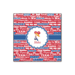 Cheerleader Wood Print - 12x12 (Personalized)