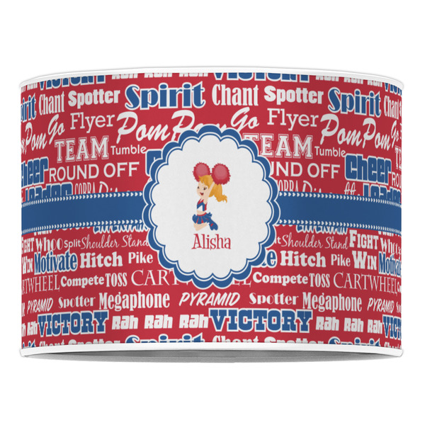 Cheerleader 16" Drum Lampshade - FRONT (Poly Film)