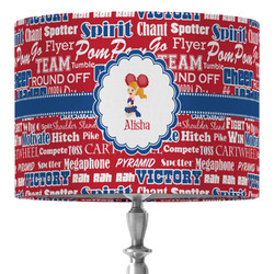 Cheerleader 16" Drum Lamp Shade - Fabric (Personalized)