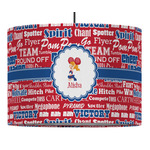 Cheerleader 16" Drum Pendant Lamp - Fabric (Personalized)