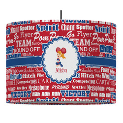 Cheerleader Drum Pendant Lamp (Personalized)