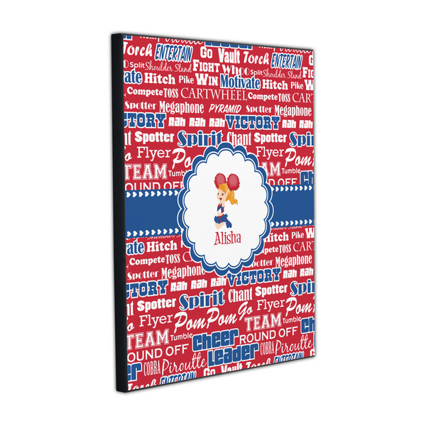 Cheerleader 16x20 Wood Print - Angle View