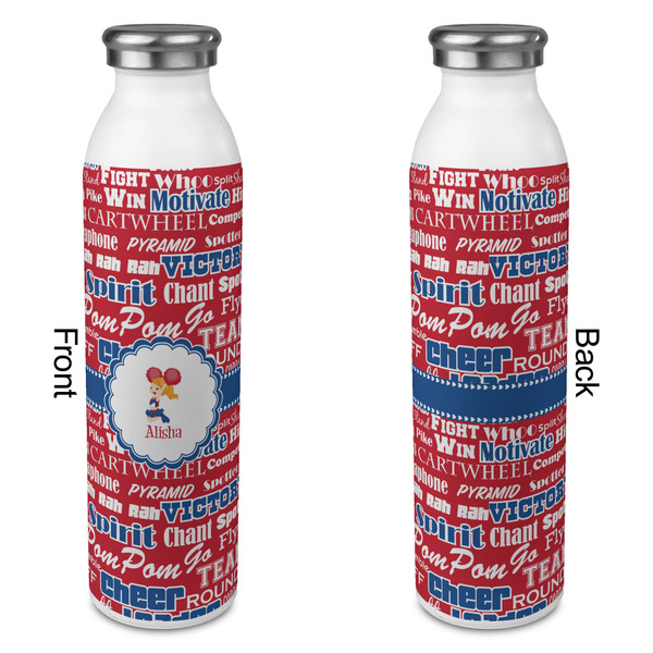 Cheerleader 20oz Water Bottles - Full Print - Approval